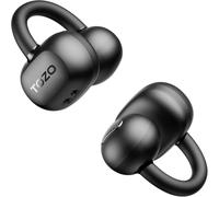 TOZO Openearring Auriculares Inalámbricos Bluetooth 5.4,EQs Personalizable con App,40H Autonomía,Tipo C y IPX5, Pantalla LED,Clip Ultraligero 5.1g,Ideal para Oficina,Llamadas y Deporte,Negro Oscuro