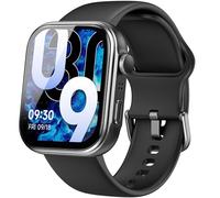 TOZO S6 Reloj Inteligente Hombre Mujer con 1.85" AMOLED Pantalla Resolución 390x450 PPI Smartwatch con Bluetooth Llamada y Mensaje Múltiple Función de Salud y Vida 100+ Modos Deportivos IP68 Negro
