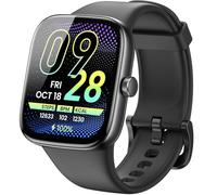 TOZO S7 Reloj Inteligente Hombre Mujer con 1.85" AMOLED Pantalla Resolución 390x450 PPI Smartwatch con Bluetooth Llamada y Mensaje Múltiple Función de Salud y Vida 100+ Modos Deportivos IP68 Negro