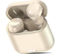 TOZO T6 Auriculares Bluetooth 5.3, 50H Reproducción y IPX8 Sumergible, Sonido Premium OrigX, Diseño Ergonómico con Múltiples Funciones de IA, Deporte y Uso Diario, 32 EQs Personalizables,Caqui