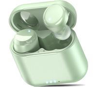 TOZO T6 Mini Auriculares Inalámbricos Bluetooth 5.3 con Control Táctil ORIGX 2.0 Acústico EQ Ajuste 50H Reproducción Soporta Carga Inalámbrica y USB Tipo C IPX8 Verde