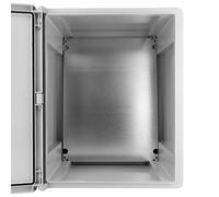 TP Electric Caja de distribución vacía, carcasa con puerta, montaje en superficie, armario de distribución IP65 IK10 400 x 500 x 240 mm
