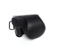 TP Genuino Hecho a Mano de la cámara de Cuero Verdadero de la Cubierta del Caso Completo Bolsa para Canon G3 G3X X 24-600mm Lente de Color Negro