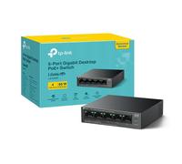 TP-Link 5-Port Gigabit Desktop Switch with 4-Port PoE+, up to 10 Gbps switching