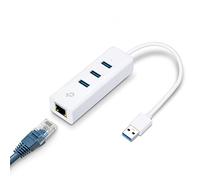 TP-Link UE330 base para portátil y replicador de puertos Alámbrico USB 3.2 Gen 1 (3.1 Gen 1) Type-A Blanco