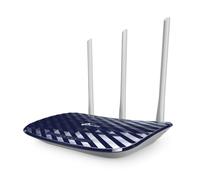TP-Link Archer C20 - Router inalámbrico de Doble Banda, 750 Mbps, 2.4 GHz a 300 Mbps y 5 GHz a 433 Mbps, 3 Antenas externas de Doble Banda, Fast Ethernet, Puerto de 100 Mbps, Blanco