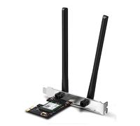 TP-Link Archer T5E - Tarjeta de Red WiFi Gigabit AC1200 + Bluetooth 4.2, Chipset Inter AC7265 con 2 Antenas Desmontables de Alta Ganancia 5dbi, Compatible Windows 11/10/8.1/8/7