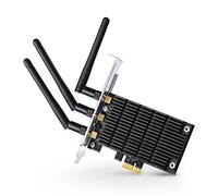 TP-LINK Archer T9E - Adaptador WiFi inalámbrico (AC1900 Mbps, Banda Dual, PCI Express, 1300 Mbps en 5GHz, 600 Mbps en 2.4 GHz), Color Negro