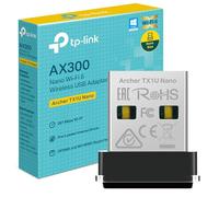 TP-Link Archer TX1U Nano -Memoria USB AX300 WiFi 6 para PC de Escritorio, 2,4 GHz, 286 Mbps, Compatible con Windows 11/10/7 y Linux, Modo Ap, diseño Nano, MU-MIMO, OFDMA