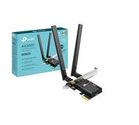 TP-Link Archer TX55E-Tarjeta WiFi PCIe, AX3000, 2402 Mbps, WiFi 6, Gigabit | Tarjeta de Red PCIe. WiFi 6 con Bluetooth. Disipador Térmico. Instalación Interna. Compatible con Windows.
