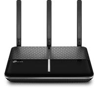 TP-LINK Archer VR600 V2.1 - Router Inalámbrico Doble banda VDSL/ADSL Wi-Fi AC 1600Mbps (300Mbps en 2.4GHz - 1300Mbps en 5GHz - 4 ports Gigabit - 1 port USB 2.0 - Beamforming - APP Tether)