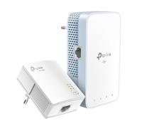 TP-Link AV1000 Gigabit Powerline WLAN AC750 Set 2 x adaptador, hasta 1000 Mbit/s, WLAN AC 433 + 300 Mbit/s 2,5 GHz