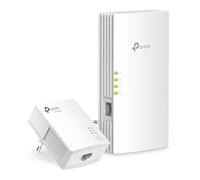 TP-Link TL-WPA7817 KIT AV1000 & AX1500 Mbps con 1 puerto Gigabit, alto rendimiento en vídeo 4K y juegos en línea, soporte EasyMesh, Plug and Play, kit adaptador Powerline