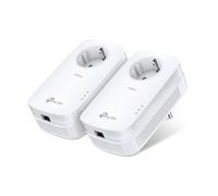 TP-Link AV1300 Gigabit Powerline Set con enchufes 2 x adaptadores, hasta 1300 Mbit/s, alcance de 300 m