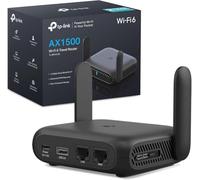 TP-Link AX1500 TL-WR1512X Portátil Router WiFi 6, VPN, USB-C | Router de Viaje WiFi 6. Tamaño de Bolsillo. Múltiples Modos de Uso. Alimentación por USB. Control App Tether.