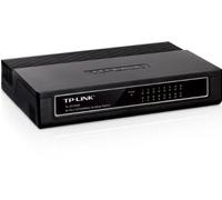 TP-Link Conmutador Ethernet rápido de 16 Puertos 10/100 Mbps, Montaje en Escritorio o Pared, Divisor Ethernet de Carcasa de plástico, Interruptor de Red sin blindaje, Plug and Play, silencioso sin