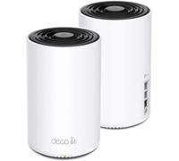 TP-Link Deco AXE5400 Tri-Band WiFi 6E Mesh System(Deco XE75 Pro) - 2.5G WAN/LAN Port, Covers up to 5500 Sq.Ft, Replaces WiFi Router and Extender, AI-Driven Mesh, New 6GHz Band, 2-Pack