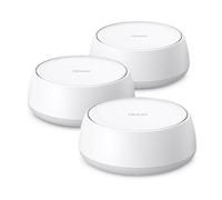 TP-Link Deco BE25 (3 unidades) Mesh WiFi 7 BE3600Mbps, 2 puertos de 2.5G, enrutador de sistema MLO Mesh, clientes y servidor VPN, amplificador extensor WiFi, red IoT privada, roaming de IA sin