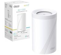 TP-Link Deco BE65 (paquete de 1) BE9300Mbps Full Home Tri-Band Mesh WiFi 7, 2.5G Puerto rápido, Conectividad inalámbrica y cableada multigabit, Amplificador de amplificador WiFi alimentado por IA