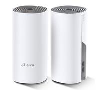 TP-Link Deco E4 (2-pack) Doble banda (2,4 GHz / 5 GHz) Wi-Fi 5 (802.11ac) Blanco, Gris Interno