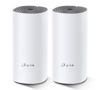 TP-Link Deco E4 (2-pack) Doble banda (2,4 GHz / 5 GHz) Wi-Fi 5 (802.11ac) Blanco, Gris Interno