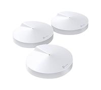 TP-Link Deco M9 Plus WiFi Mesh, Paquete de 3 Unidades de hasta 600 ㎡, AC2200, Velocidad Tri-Band 2134 Mbps, Recomendado para Jugadores de Juegos y usuarios de Fibra, Compatible con Alexa