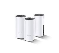 TP-Link Deco P9 (3-Pack) - PLC Mesh Wi-Fi Híbrido con Powerline, Adecuado para Casas Grandes con Paredes Gruesas, Powerline AV1000 + WiFi AC1200, Cobertura hasta 560 ㎡,2xPuerto Gigabit, CPU Qualcomm