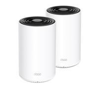 TP-Link Deco PX10(2-Pack) - Sistema WiFi Mesh AX1500 WiFi 6 + PLC AV1000, Cobertura Total para Hogar, Roaming Inteligente, Gigabit, Compatible Alexa, Pack Router Mesh