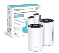 TP-Link Deco PX50 (2-Pack) - Sistema WiFi 6 AI Mesh+PLC, AX3000+G1500 Doble Banda 2.4 GHz/5 GHz, Cobertura hasta 400 m2,Conecta hasta 150 Dispositivos, 3X Puertos GigabIt por Unidad,MU-MIMO