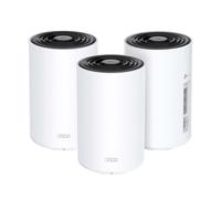 TP-Link Deco PX50 (3-Pack) - Sistema WiFi 6 AI Mesh+PLC, AX3000+G1500 Doble Banda 2.4 GHz/5 GHz, Cobertura hasta 400 m2,Conecta hasta 150 Dispositivos, 3X Puertos GigabIt por Unidad,MU-MIMO