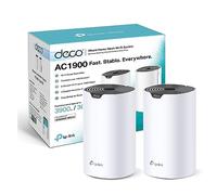 TP-Link Deco S1900 (2-Pack) -AC1900 Router, Repetidor de Wi-fi Mesh Wi-fi Inteligente Doble Banda 2.4GHz/5GHz hasta 350 m², 2xPuertos Gigabit,MU-MIMO, hasta 100 Dispositivos, Control Parental