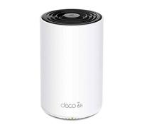TP-Link Deco XE75 Pro AXE5400 Tri-Band Wi-Fi 6E, 8K, unidad única agregable para todos los WiFi 7/6/5 Deco Mesh Pack para un requisito de cobertura extendido, impulsado por IA, seguridad HomeShield