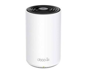TP-Link Deco XE75 Pro AXE5400 Tri-Band Wi-Fi 6E, 8K, unidad única agregable para todos los WiFi 7/6/5 Deco Mesh Pack para un requisito de cobertura extendido, impulsado por IA, seguridad HomeShield