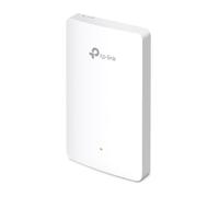 TP-Link EAP615-Wall - Punto de Acceso WiFi 6 AX1800 de Pared, 4 Puertos Gigabit (1 Uplink + 3 Downlink con PoE Passthrough), Gestión Centralizada Omada SDN