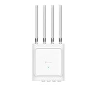 TP-Link EAP668-Outdoor HD AX3600 WiFi 6 Punto de Acceso al Aire Libre, Extensor WiFi Exterior de Malla Omada, 4 Antenas Omni externas Tipo N, múltiples Puertos, IP68, Ranura SFP, Gran Cobertura