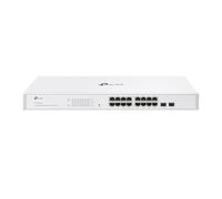 TP-Link Festa FS318G Switch Gigabit de 16 Puertos con Gestión en la Nube, Operación Silenciosa, Optimo para Empresas Medianas, Seguridad y Control de Tráfico de Red