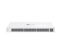 TP-Link Festa FS352G - Conmutador de red gestionado inteligente Gigabit de 52 puertos, 48 puertos RJ45 y 4 ranuras SFP, acceso gratuito a la nube, enrutamiento estático, Vlan, IGMP Snooping, montaje