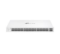 TP-Link Festa FS352GP - Switch PoE+ Gigabit de 52 Puertos, 48 Puertos PoE, 384W, Gestión en la Nube, QoS, Seguridad Avanzada, Ideal para Redes Empresariales de Alta Demanda