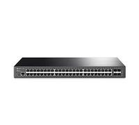 TP-Link Jetstream 48-PorT-GigabiT-L2-ManageD-Switch Mit 4 SfP-Slots, Managed, L2, Gigabit Ethernet (10/100/1000), RacK-Einbau, 1u