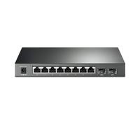 TP-Link Jetstream 8-Port Gigabit Smart PoE+ Switch with 2 SFP Slots, Supports 8 Gigabit PoE Ports, 58W Budget, Fanless (TL-SG2210P)
