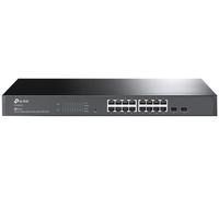 TP-LINK JetStream Switch Inteligente 16 Puertos Gigabit con 2 Ranuras SFP