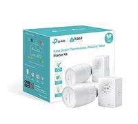 TP-Link Kasa - Válvula de termostato Inteligente para radiador, Ahorro de energía, Pantalla LED, programación TRV Inteligente, Funciona con Alexa y Google, fácil instalación (KE100 Kit)