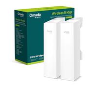 TP-Link Kit de Puente EAP211, Puente inalámbrico Punto a Punto Omada, 3 Puertos Gigabit, Exterior e Interior, 1 km de Largo Alcance, PtP y PtMP, 1 km de Largo Alcance, alimentación PoE o CC, gestión