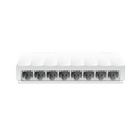 TP-Link LS1008 - Switch Fast Ethernet de 8 Puertos (10/100 Mbps) Switch Red de Escritorio, Hub Ethernet, Conecta y Reproduce, sin Ventilador, no gestionado, Blanco