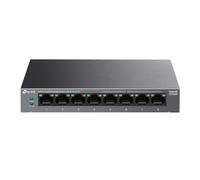 TP-Link LS108GP - Switch Gigabit 8xPoE+, 62W, Plug & Play, VLAN, Metálica