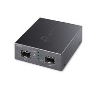 TP-Link MC230L | Convertidor de Medios de Fibra Gigabit SFP a SFP | Convertir Entre módulos SFP de 2 Gigabit | Plug & Play | Carcasa de Metal Duradera | Compatibilidad versátil | Intercambiable en