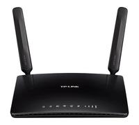 TP-LINK Módem Router Wireless Negro Gigabit 4G LTE 300Mbps 4 Puertas TL-MR6400