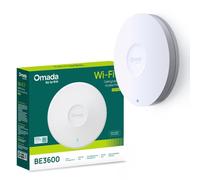 TP-Link Omada EAP720 Punto de acceso WiFi 7 BE3600 planfonier, doble banda 4 flujo, 1 puerto 2.5 Gigabit soporte PoE+, cubre hasta 140㎡, 250+ clientes simultáneos, Itinerancia transparente, Omada Mesh
