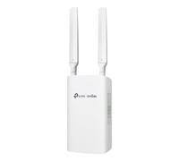 TP-Link Omada ER703WP-4G-Outdoor Gateway 4G+ Cat6 AX3000 Wi-Fi 6 exterior/interior, PoE++ o adaptador de alimentación, puertos Gigabit, 4G, soporte VPN multiprotocolo, gestión