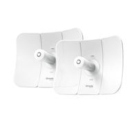 TP-Link Omada - Puente inalámbrico Punto a Punto para Exteriores - 5 GHz, 867 Mbps, PtP, Alcance de 15 km, Puerto Gigabit, alimentación PoE, Adaptador Incluido, IP65 Resistente a la Intemperie